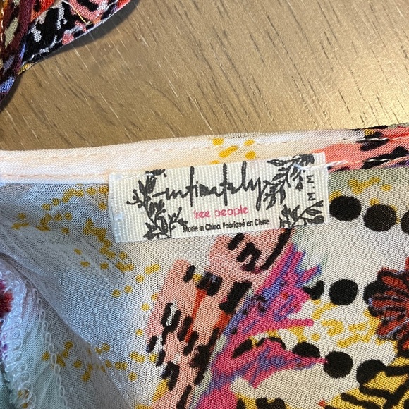 Free People Intimately Floral Maxi Lounge Dress - Size Medium - Picture 8 of 12